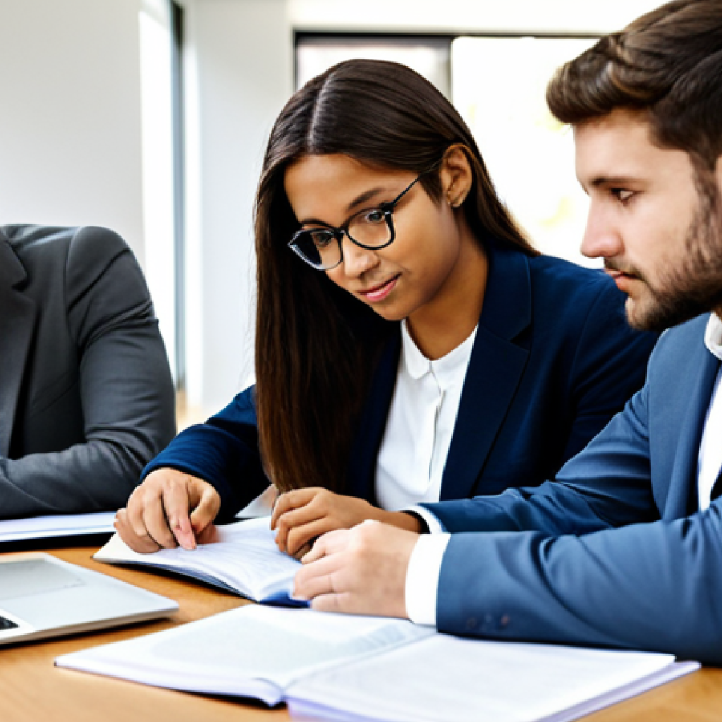 Collaborative Study Session**

"A group of diverse young professionals, fully clothed in modest business casual attire, gathered around a table in a brightly lit, modern library setting, collaborating on study materials for the French public service exam.  They are reviewing documents, discussing strategies, and using laptops. Focus on teamwork and positive energy. Safe for work, appropriate content, family-friendly, professional, perfect anatomy, well-formed hands, natural body proportions, high resolution."

**