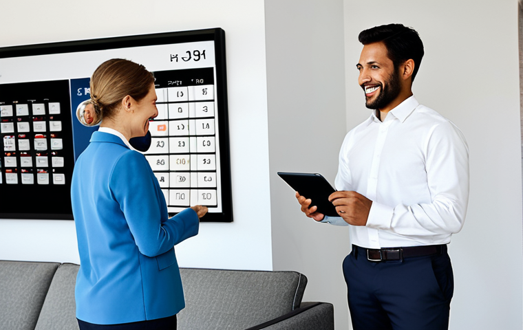 공공관리사 직무와 관련된 최신 트렌드 - Building Renovation Project**

"An architect and a fully clothed property manager, both wearing hard...