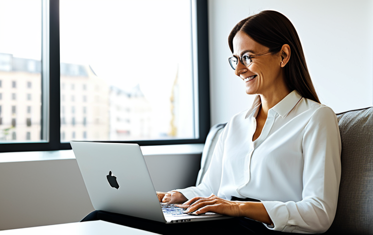 공공관리사 자격증으로 가능한 부업 - **Prompt:** A sophisticated female professional in her mid-40s, with a calm and knowing smile of sat...