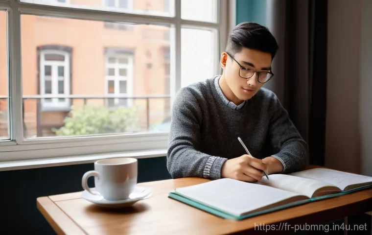 공공관리사 자격증 독학 가능 여부 - **Prompt 1: Focused Self-Study for a Career**
    A determined young adult, appearing focused and in...