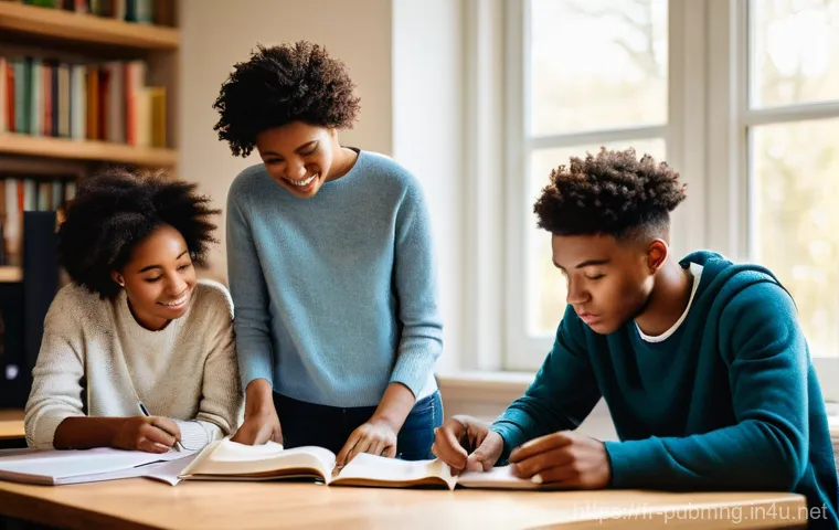 공공관리사 시험 대비 스터디 그룹 - **Prompt 1: Collaborative Study Session - Breaking Isolation and Finding Support**
    "A diverse gr...